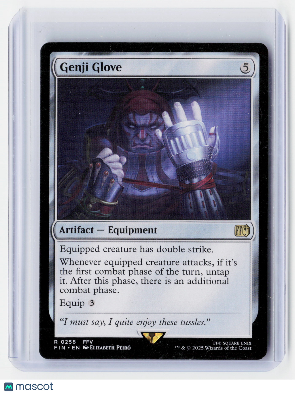 2025 Magic: The Gathering—Genji Glove #0258 FINAL FANTASY (FIN)—Rare Nonfoil