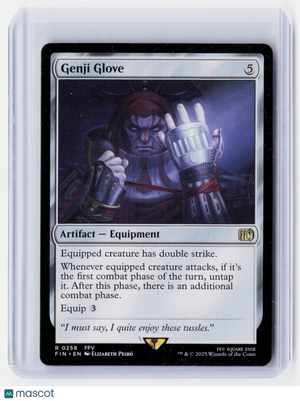 2025 Magic: The Gathering—Genji Glove #0258 FINAL FANTASY (FIN)—Rare Nonfoil