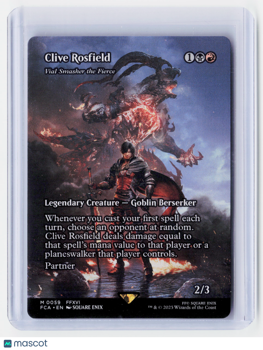 2025 Magic: The Gathering—Clive Rosfield (Showcase) #0059 (FCA)—Mythic Nonfoil