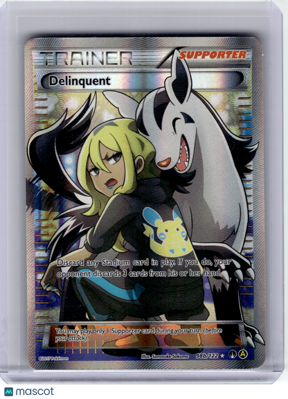 2017 Pokemon—Delinquent #98b Alternate Art—Ultra Rare Holo