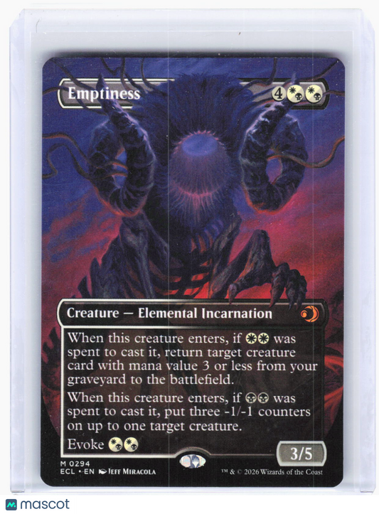 2024 Magic: The Gathering—Emptiness (Borderless) #294(ECL)—Mythic Non-Foil