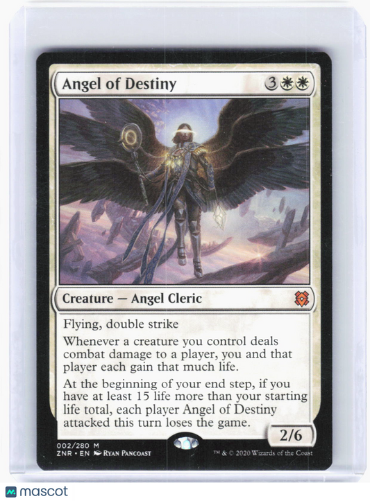 2020 Magic: The Gathering—Angel of Destiny #2 Zendikar Rising—Mythic Non-Foil