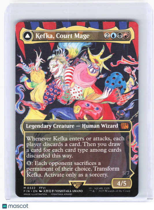 2025 Magic: The Gathering—Kefka, Court Mage  #322 (FIN)—Mythic Non-Foil (MP)