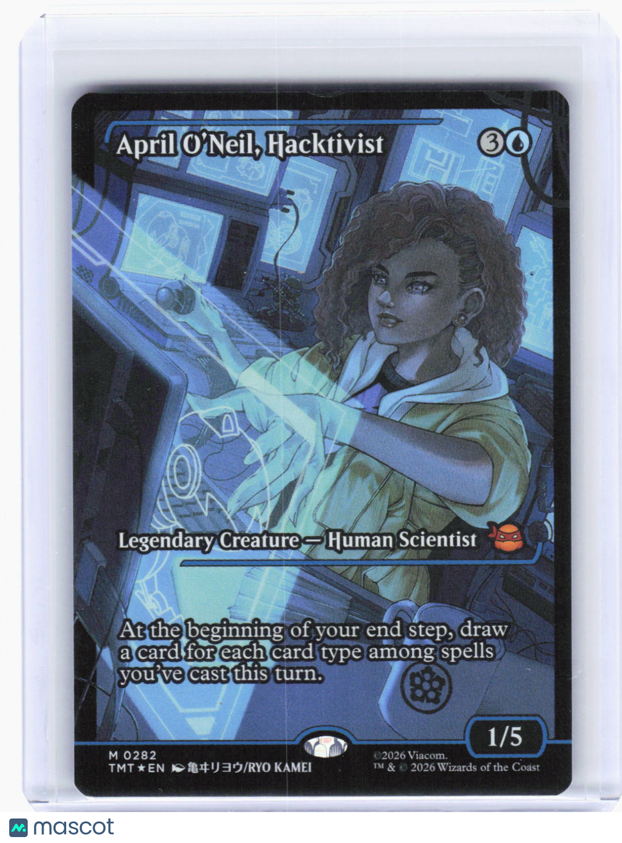 2024 Magic: The Gathering—April O'Neil, Hacktivist #282 (TMT)—Mythic Non-Foil