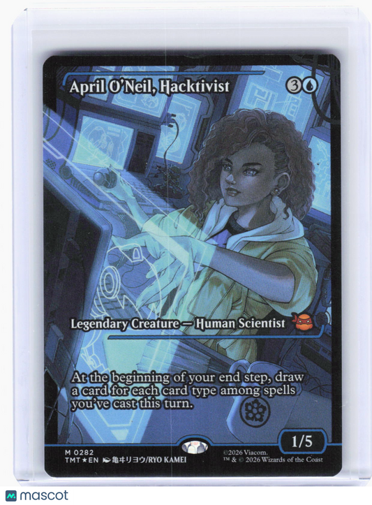 2024 Magic: The Gathering—April O'Neil, Hacktivist #282 (TMT)—Mythic Non-Foil