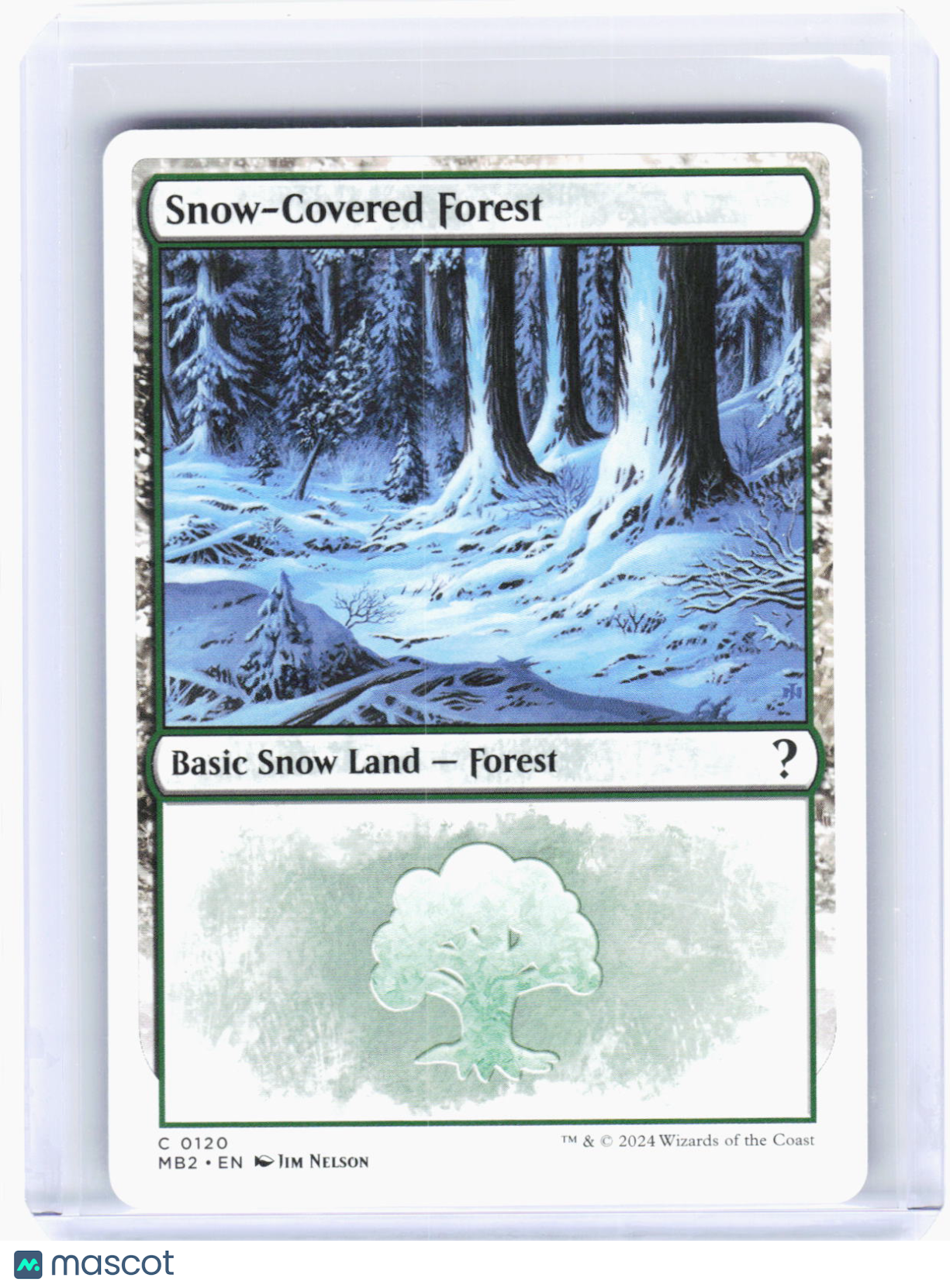 2024 Magic: The Gathering—Snow-Covered Forest  #120 (MB2)—Common Non-Foil