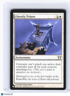 2004 Magic: The Gathering—Ghostly Prison #10/306 (LIST)—Uncommon Non-Foil