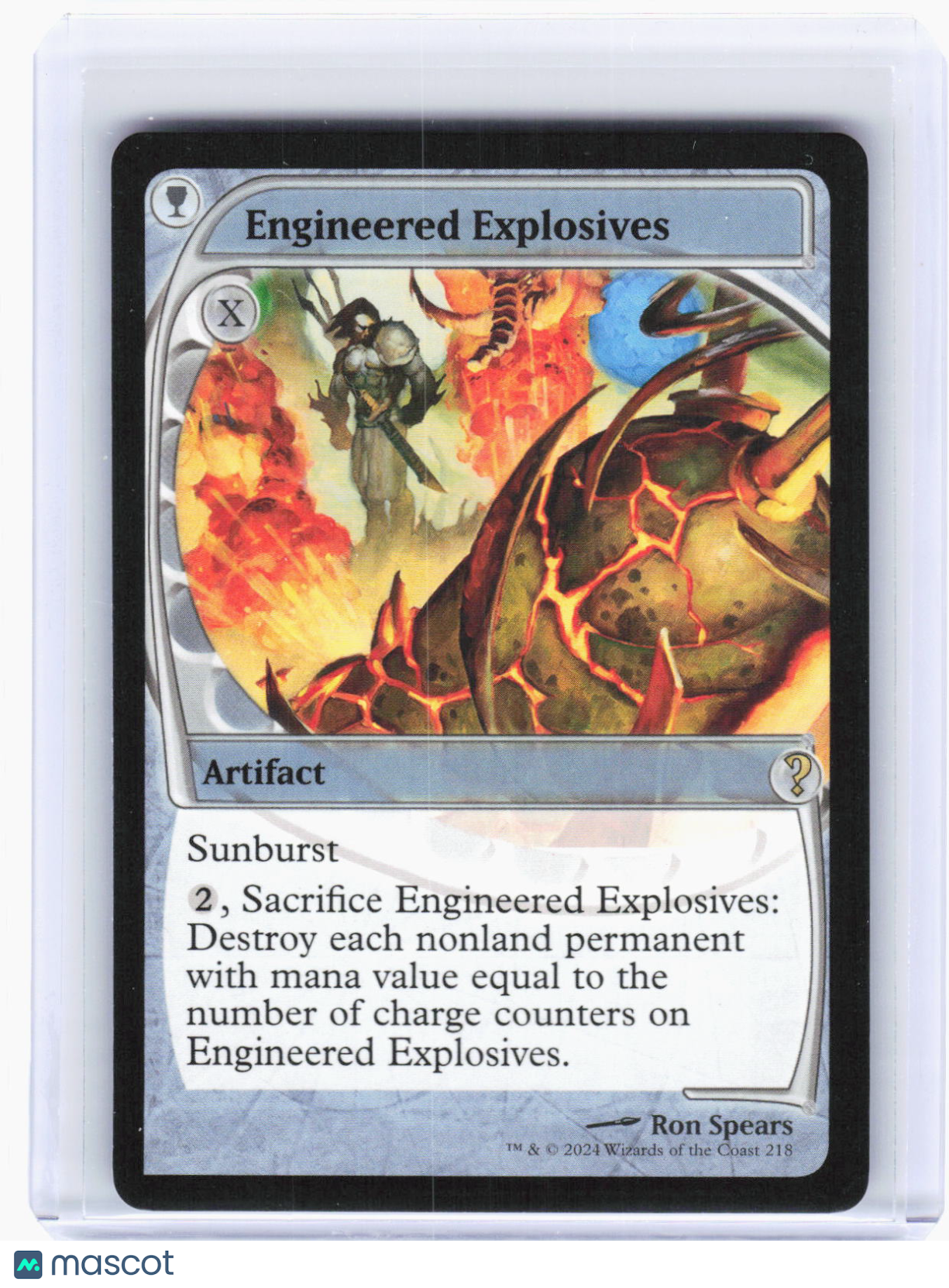2024 Magic: The Gathering—Engineered Explosives  #218 (MB2)—Rare Non-Foil