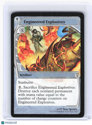 2024 Magic: The Gathering—Engineered Explosives  #218 (MB2)—Rare Non-Foil