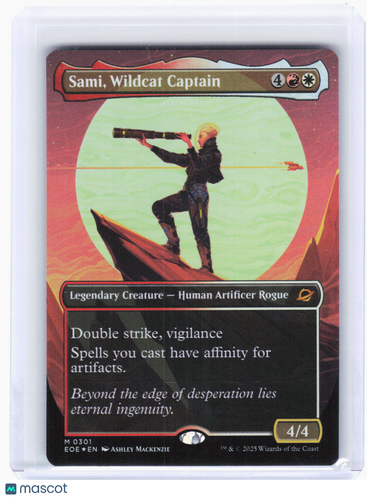 2025 Magic: The Gathering—Sami, Wildcat Captain #301 (EOE)—Mythic Foil