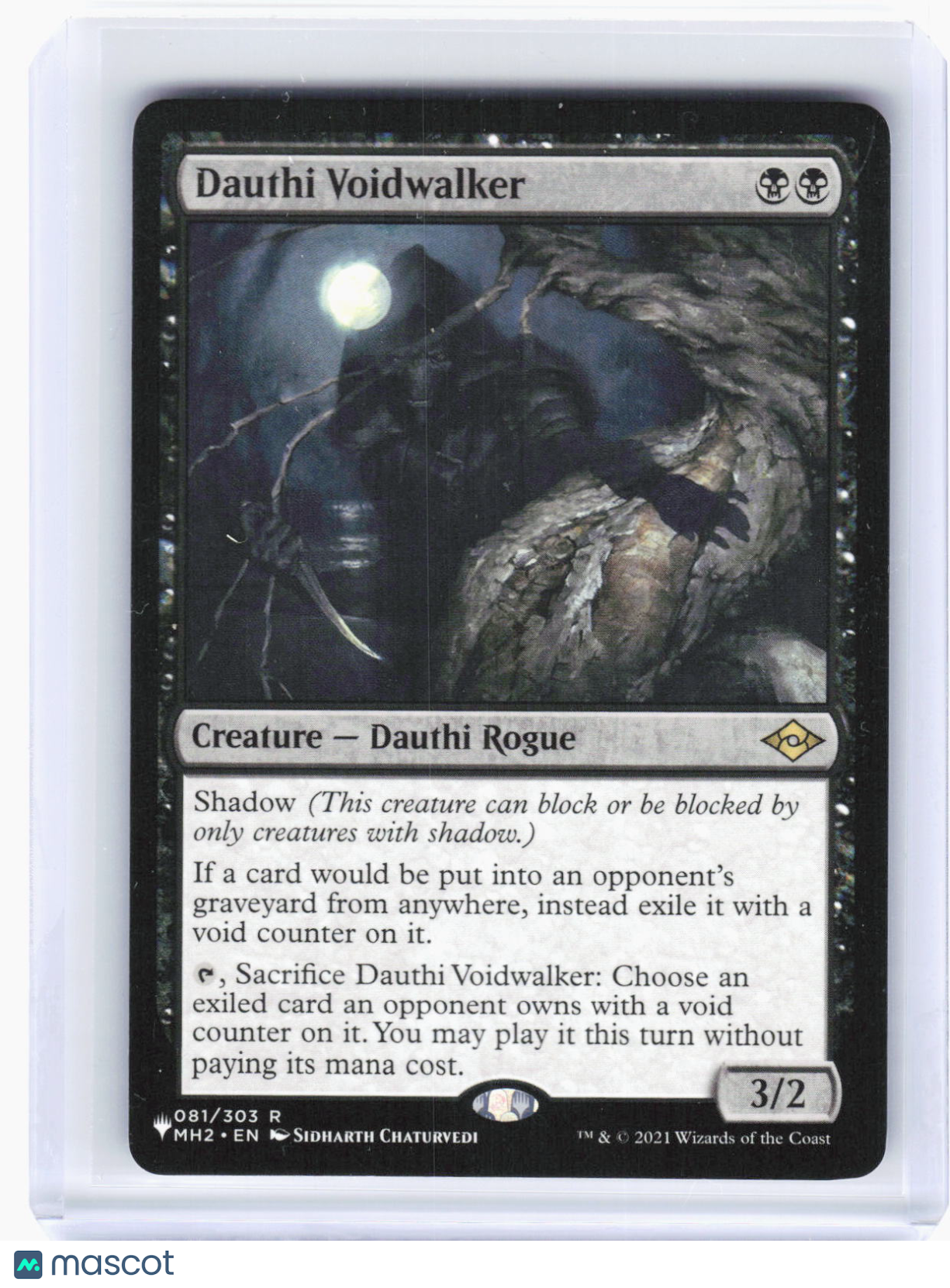 2021 Magic: The Gathering—Dauthi Voidwalker #81 Modern Horizons 2—Rare Non-Foil