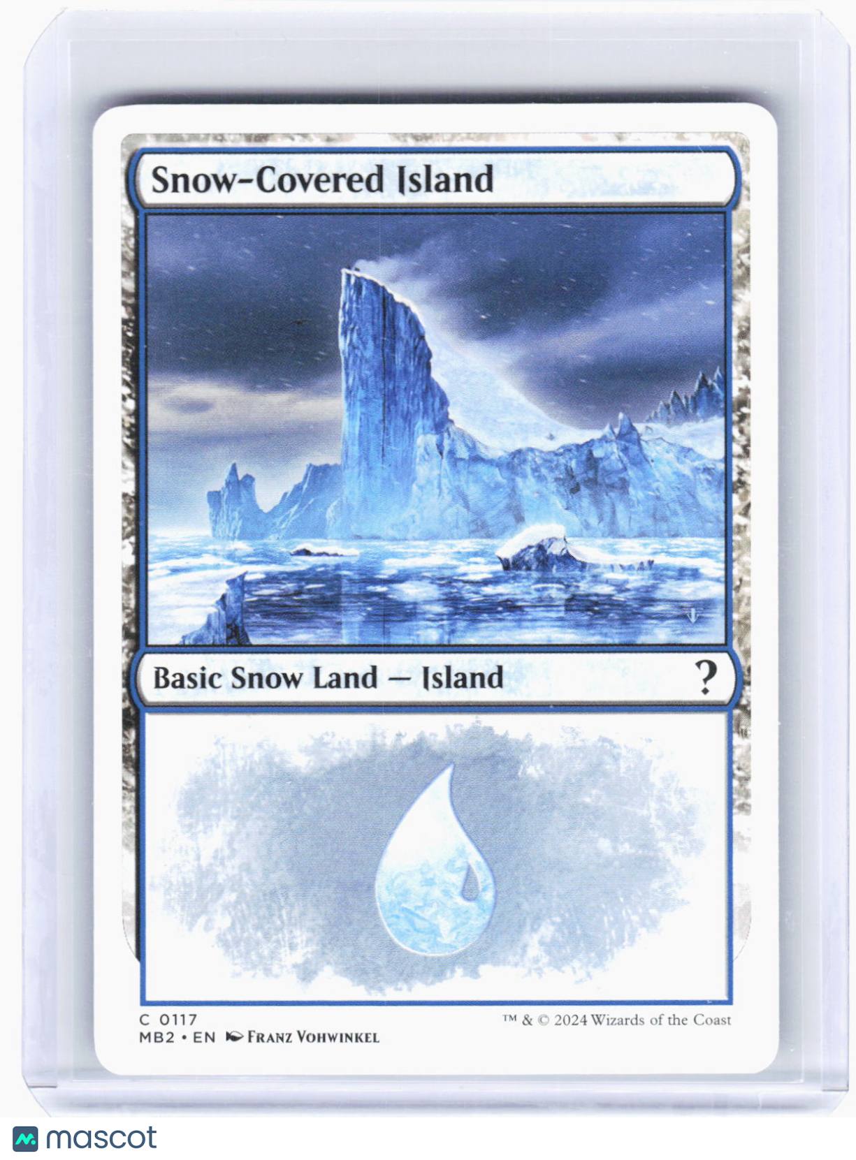 2024 Magic: The Gathering—Snow-Covered Island #117 (MB2)—Common Non-Foil