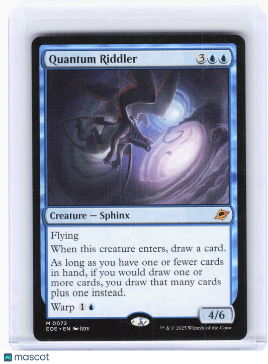 2025 Magic: The Gathering—Quantum Riddler #72 Edge of Eternities—Mythic Non-Foil