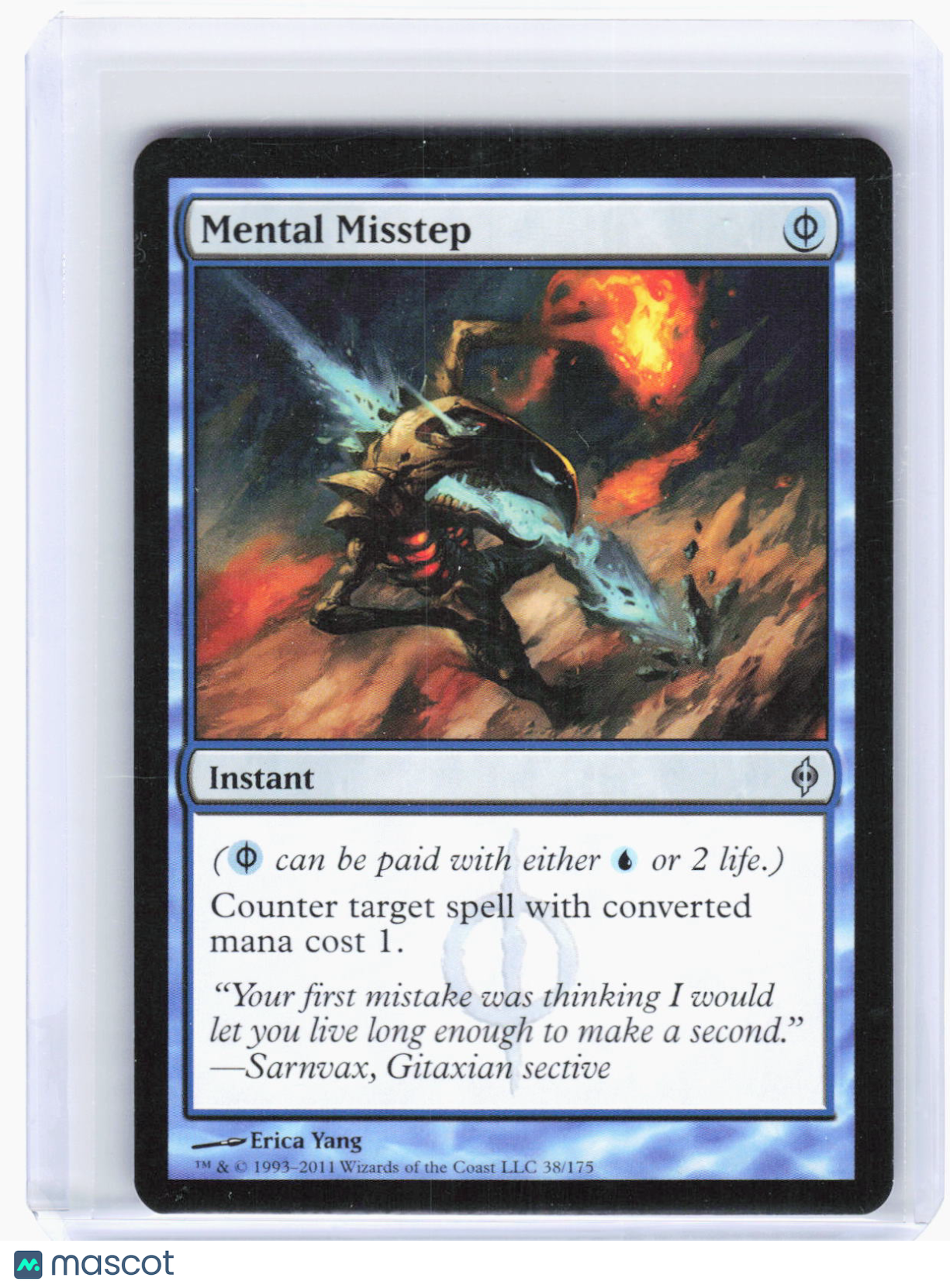 2011 Magic: The Gathering—Mental Misstep #38 New Phyrexia—Uncommon Non-Foil