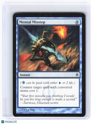 2011 Magic: The Gathering—Mental Misstep #38 New Phyrexia—Uncommon Non-Foil