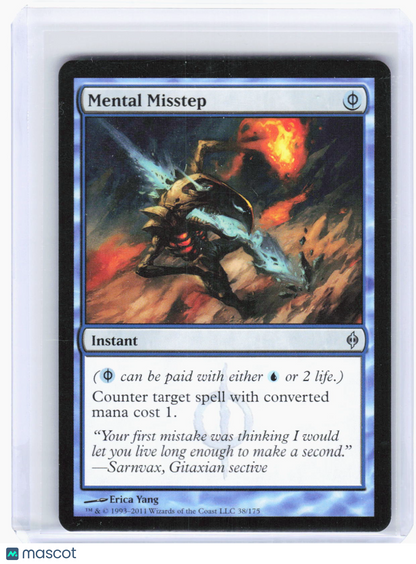 2011 Magic: The Gathering—Mental Misstep #38 New Phyrexia—Uncommon Non-Foil