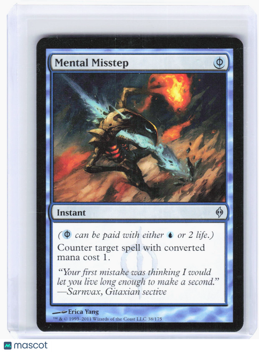 2011 Magic: The Gathering—Mental Misstep #38 New Phyrexia—Uncommon Non-Foil