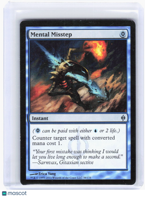 2011 Magic: The Gathering—Mental Misstep #38 New Phyrexia—Uncommon Non-Foil
