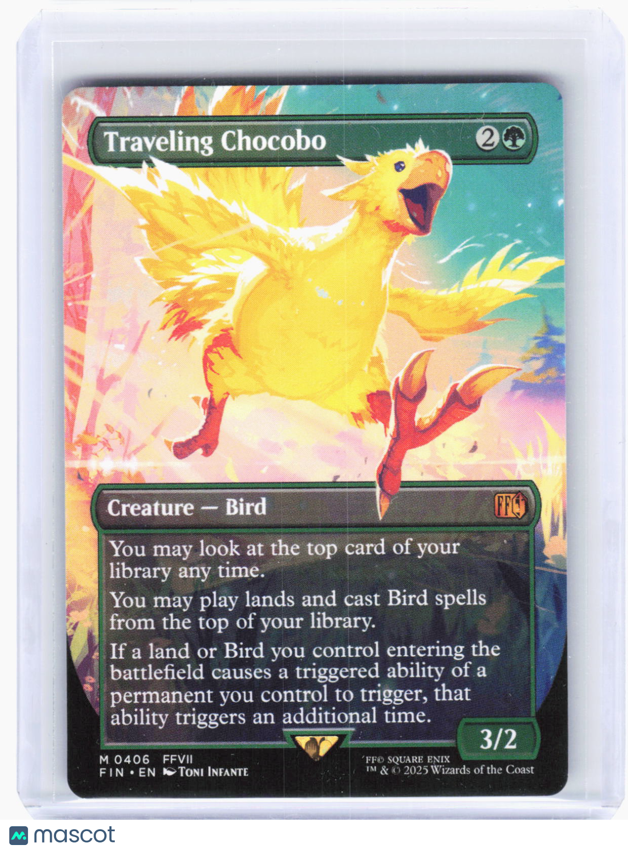 2025 Magic: The Gathering—Traveling Chocobo #406 (FIN)—Mythic Non-Foil