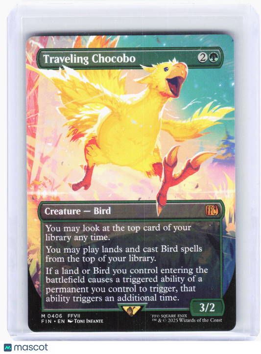 2025 Magic: The Gathering—Traveling Chocobo #406 (FIN)—Mythic Non-Foil