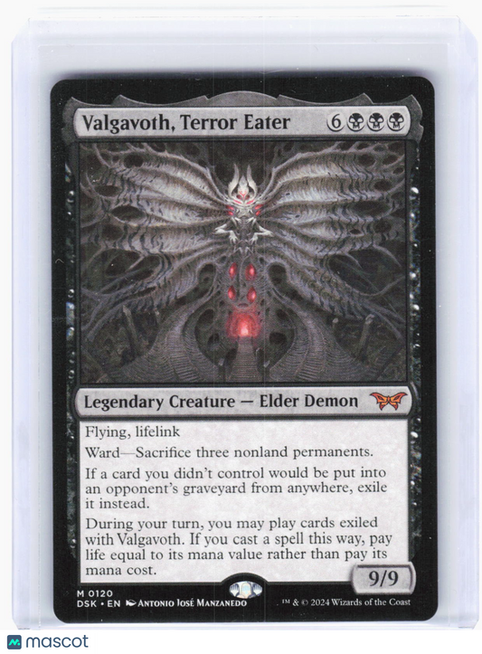 2024 Magic: The Gathering—Valgavoth, Terror Eater #120 (DSK)—Mythic Non-Foil