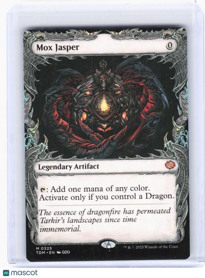 2025 Magic: The Gathering—Mox Jasper (Showcase) #325 (TDM)—Mythic Non-Foil