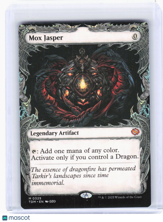 2025 Magic: The Gathering—Mox Jasper (Showcase) #325 (TDM)—Mythic Non-Foil