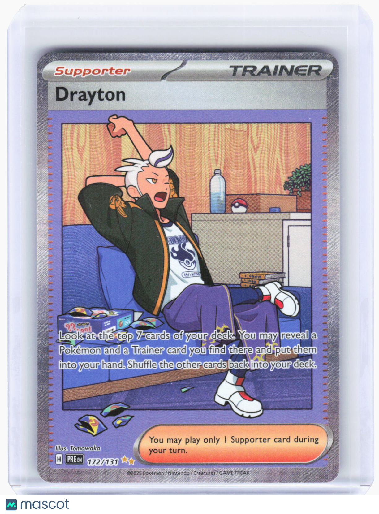 2025 Pokemon—Drayton #172 Prismatic Evolutions—Special Illustration Rare Holo