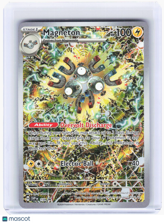2024 Pokemon—Magneton #SVP EN 159 Scarlet & Violet Promo Cards—BSP Foil (LP)