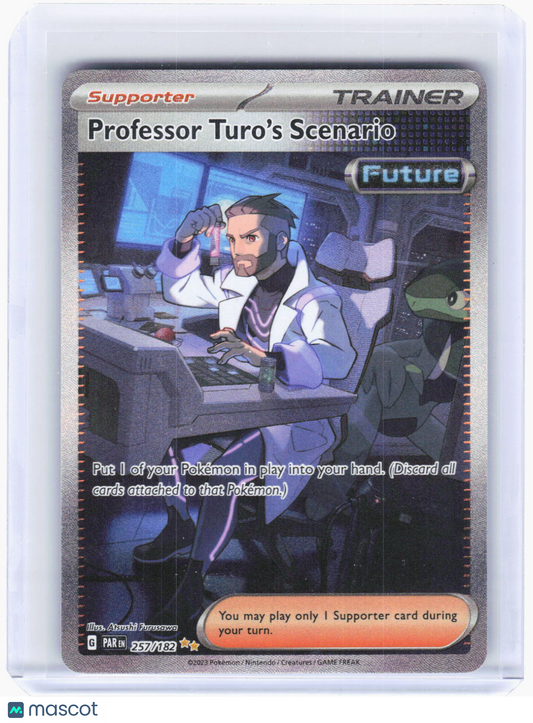 2023 Pokemon—Professor Turo's Scenario #257/182 Paradox Rift—SIR Holo