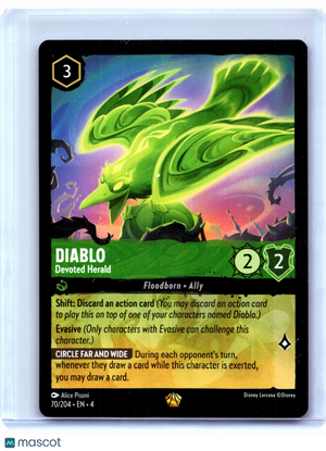 2024 Lorcana—Diablo - Devoted Herald #70/204 Ursula's Return—Legendary Nonfoil