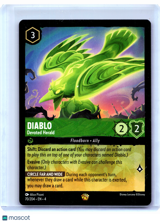 2024 Lorcana—Diablo - Devoted Herald #70/204 Ursula's Return—Legendary Nonfoil