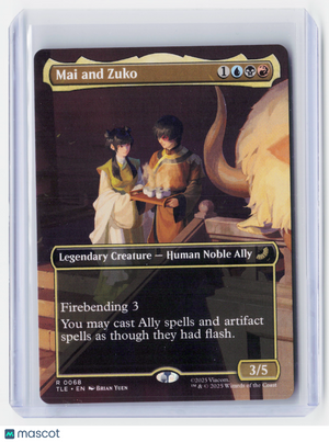 2025 Magic: The Gathering—Mai and Zuko (Borderless) #0068 (TLE)—Rare Nonfoil