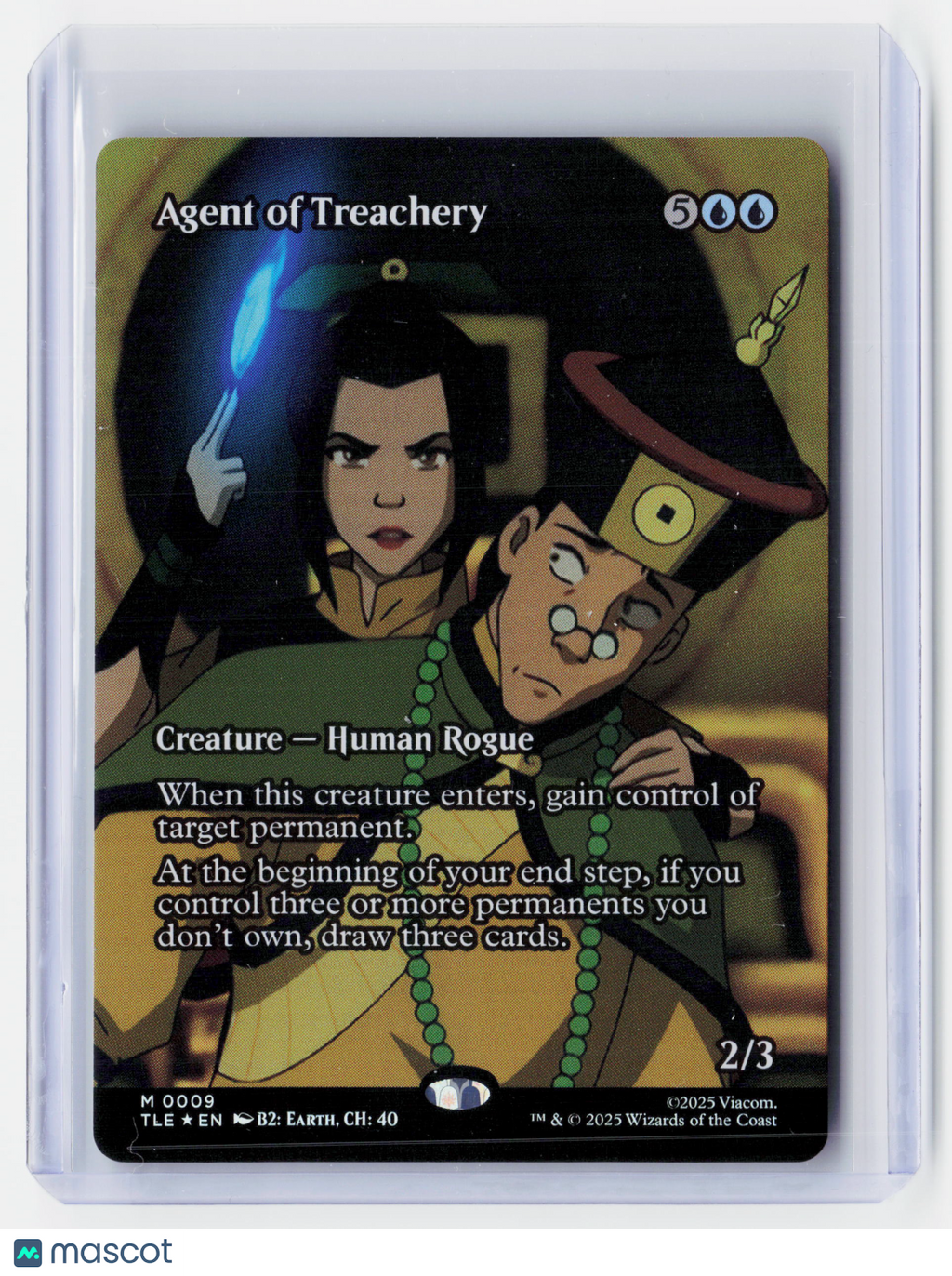 2025 Magic: The Gathering—Agent of Treachery (Borderless) #9 (TLE)—Mythic Foil