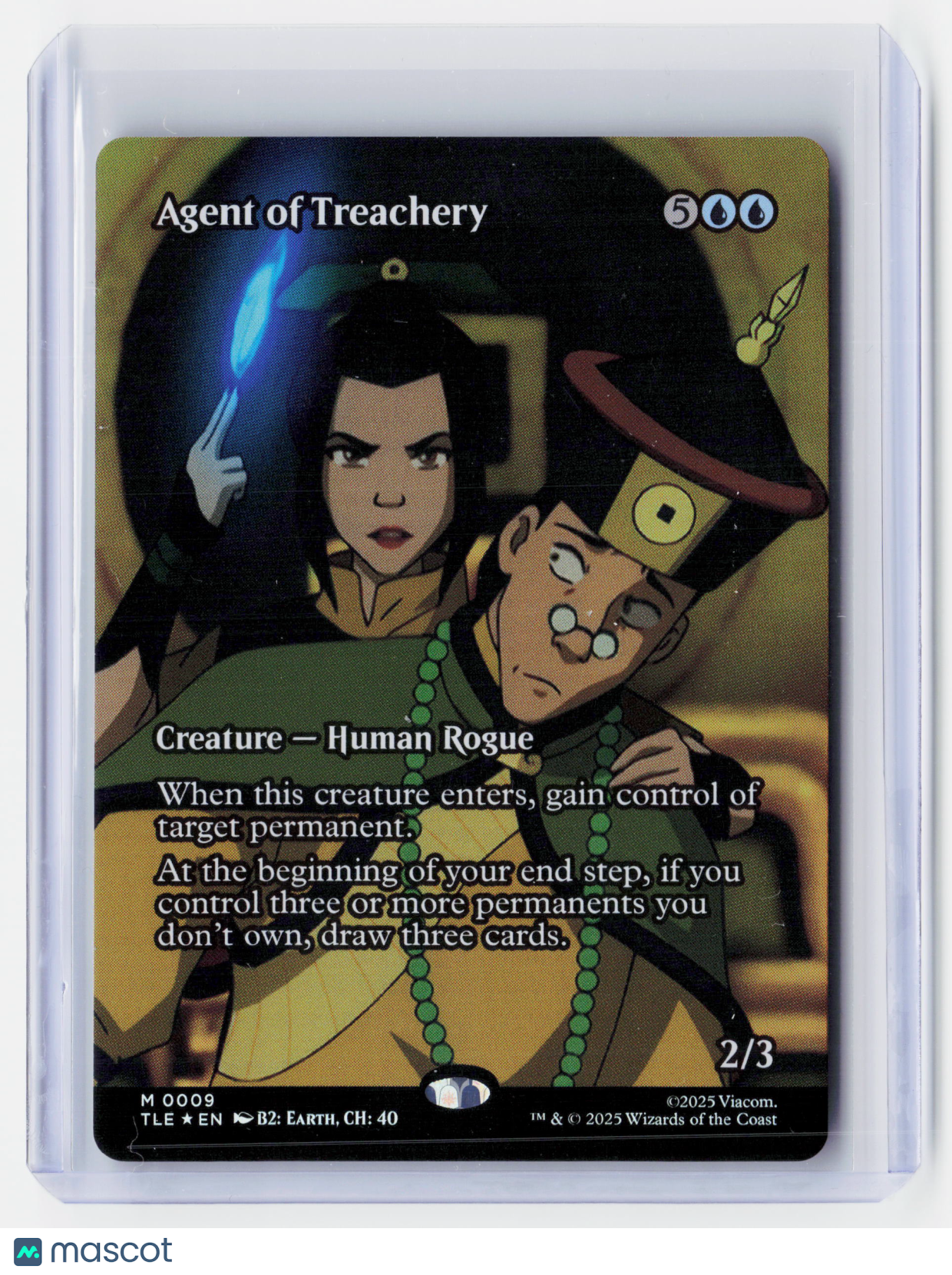 2025 Magic: The Gathering—Agent of Treachery (Borderless) #9 (TLE)—Mythic Foil