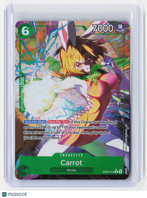2026 One Piece Card Game—Carrot (Alternate Art) #EB03-013—Rare Holo