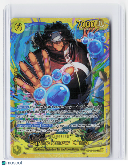 2025 One Piece—Bartholomew Kuma #OP12-119 Legacy of the Master—Holo Alt. Art
