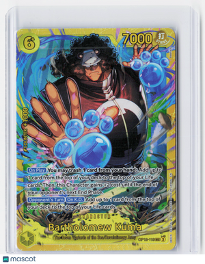 2025 One Piece CG—Bartholomew Kuma #OP12-119 Legacy of the Master—SEC Holo