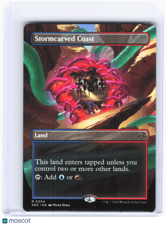 2021 Magic: The Gathering—Stormcarved Coast (Borderless) #304(SOS)—Rare Non-Foil