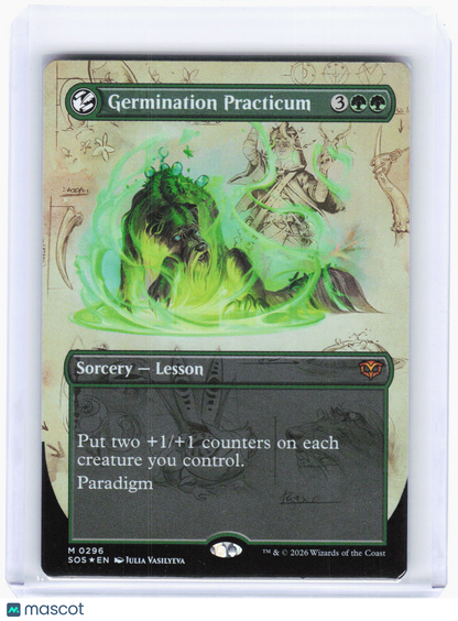 2026 Magic: The Gathering—Germination Practicum #296 (SOS)—Mythic Foil