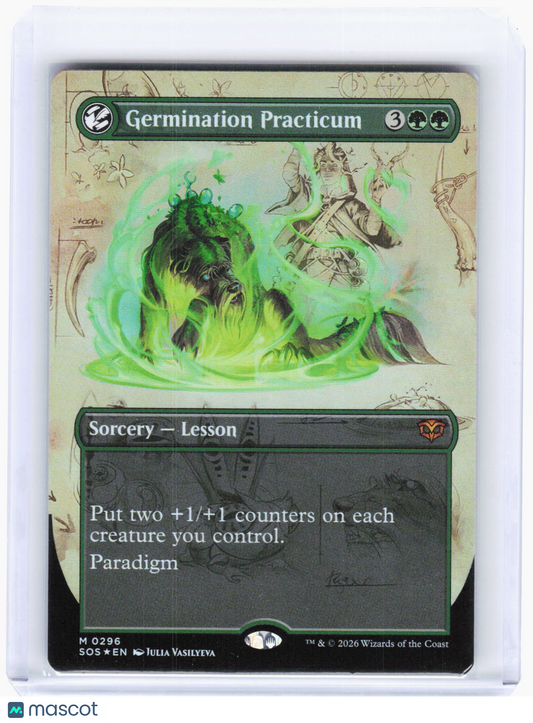 2026 Magic: The Gathering—Germination Practicum #296 (SOS)—Mythic Foil