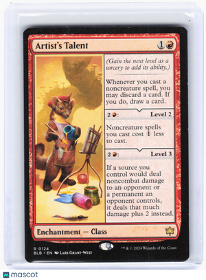 2024 Magic: The Gathering—Artist's Talent #124 Bloomburrow—Rare Non-Foil