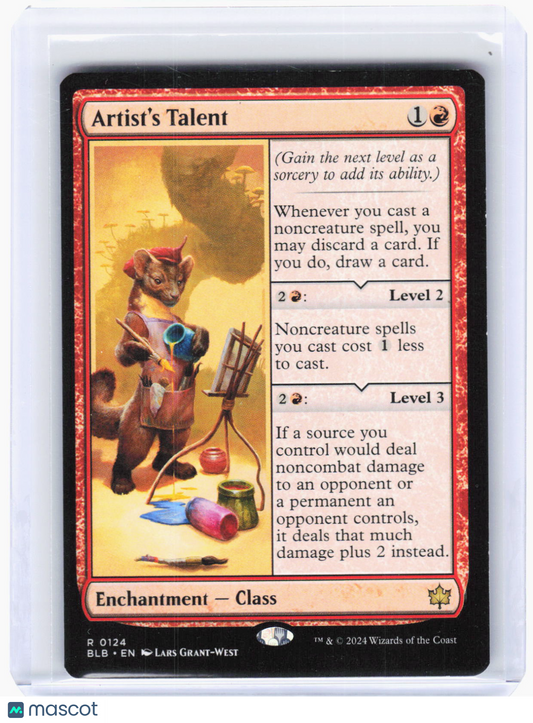 2024 Magic: The Gathering—Artist's Talent #124 Bloomburrow—Rare Non-Foil