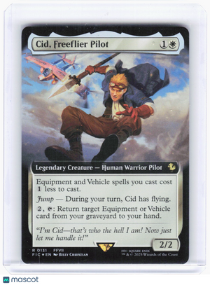 2025 Magic: The Gathering—Cid, Freeflier Pilot (Ext. Art) #131 (FIC)—Rare Foil