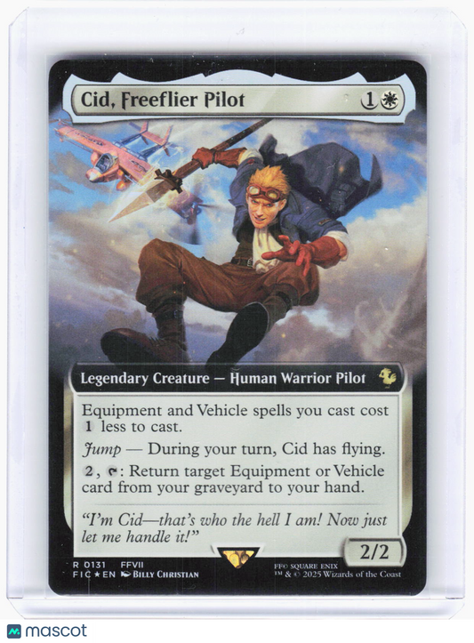2025 Magic: The Gathering—Cid, Freeflier Pilot (Ext. Art) #131 (FIC)—Rare Foil