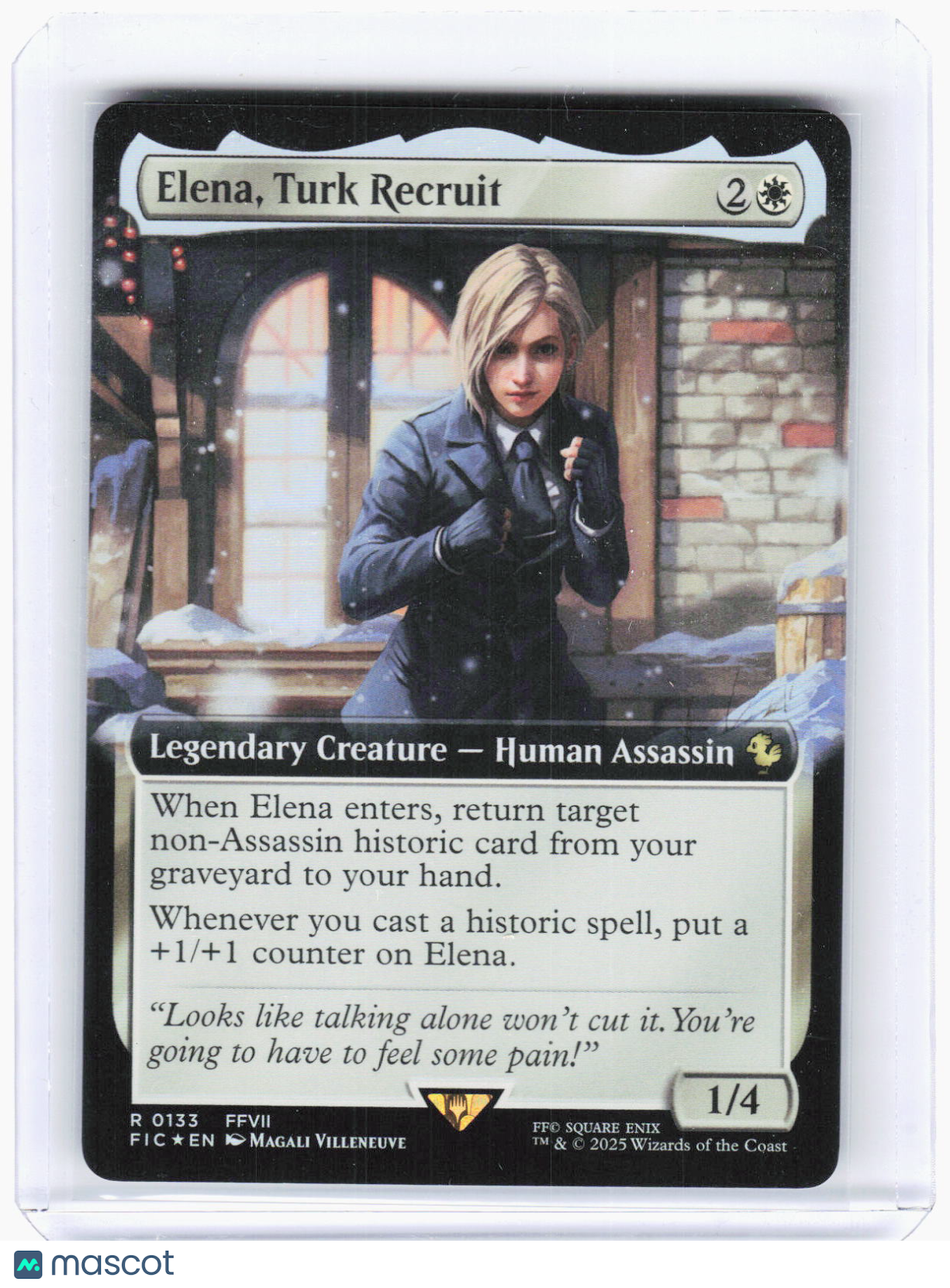 2025 Magic: The Gathering—Elena, Turk Recruit (Ext. Art) #131 (FIC)—Rare Foil