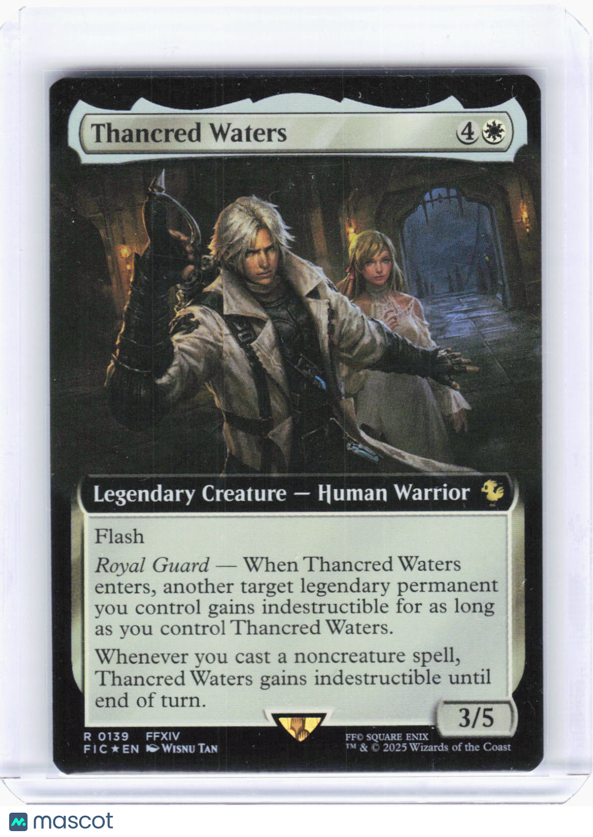 2025 Magic: The Gathering—Thancred Waters (Extended Art) #139 (FIC)—Rare Foil