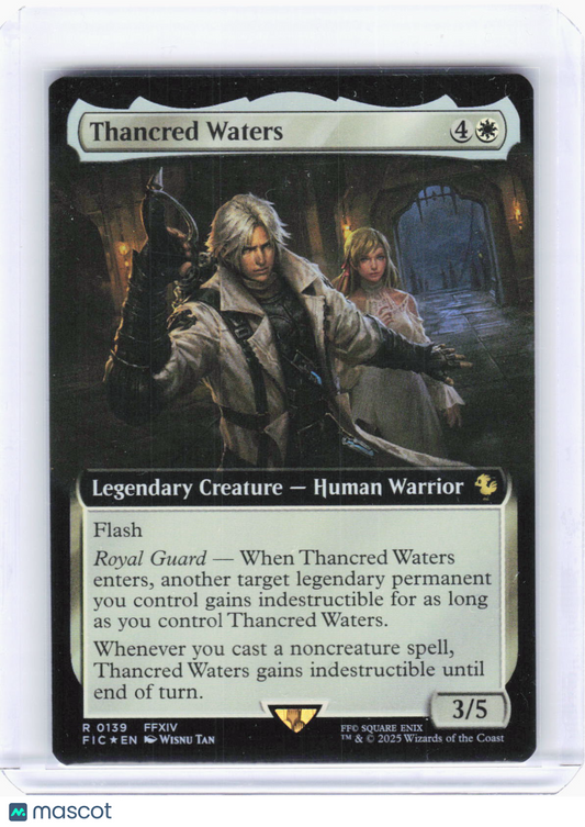 2025 Magic: The Gathering—Thancred Waters (Extended Art) #139 (FIC)—Rare Foil