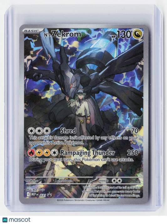 2026 Pokemon—N'S Zekrom #MEP EN 031–Ascended Heroes—Holo