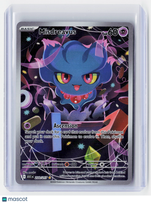2026 Pokemon—Misdreavus #233/217–Ascended Heroes—Secret Rare Holo